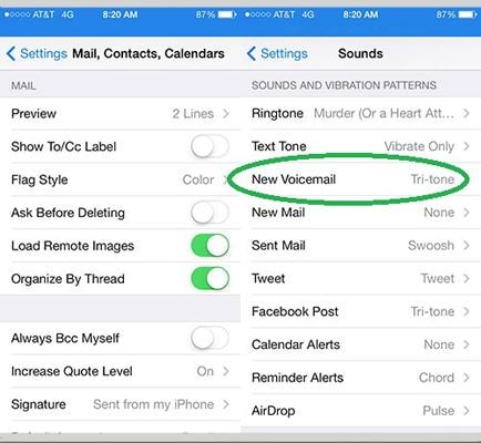 reset voicemail password on iPhone-Check if notifications are active